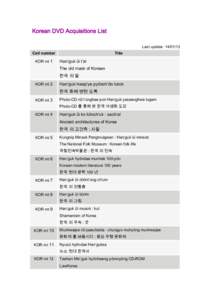 Asia / Languages of Asia / Korean language / Korea