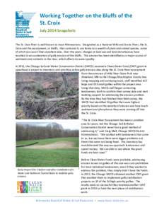 Earth / Wild River State Park / Gully / Erosion / St. Croix River / Sediment / Scarborough Bluffs / Environmental soil science / Geography of Minnesota / Geography of the United States