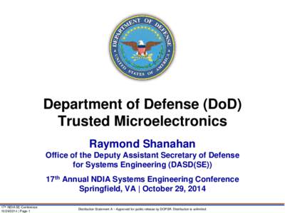 DoD Trusted Microelectronics