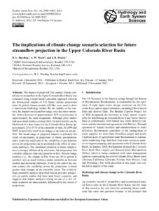 Hydrol. Earth Syst. Sci., 16, 3989–4007, 2012 www.hydrol-earth-syst-sci.netdoi:hess © Author(sCC Attribution 3.0 License.  Hydrology and