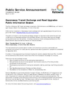 BC Transit / Ontario Highway 417 / British Columbia / Kelowna Regional Transit System / Kelowna / Okanagan / The Queensway