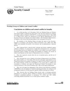 Politics / Al-Shabaab / Military use of children / Transitional Federal Government / United Nations Security Council Resolution / Somalia / Somali Civil War / Africa