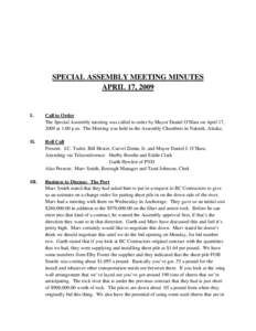 Microsoft Word - SPECIAL ASSEMBLY MEETING MINUTES[removed]doc