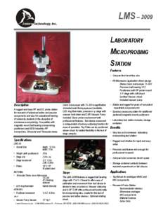 LMS­– 3009  J micro Technology, Inc. Laboratory Microprobing