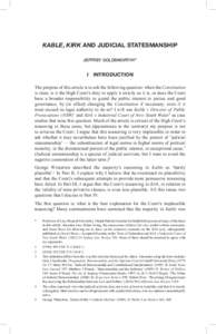 High Court of Australia / Kable v Director of Public Prosecutions / William Gummow / Supreme court / Dyson Heydon / State court / Federal jurisdiction / Fardon v Attorney-General / Re Wakim; Ex parte McNally / Australian constitutional law / Law / Politics of Australia