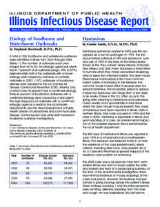 Rod R. Blagojevich, Governor • Eric E. Whitaker, M.D., M.P.H., Director  Vol. 3, No. 2, January 2006 GEORGE H. RYAN, GOVERNOR • JOHN R. LUMPKIN, M.D., DIRECTOR