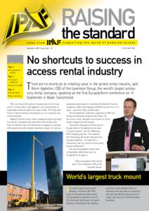 RAISING news from the standard supporting the world of powered access