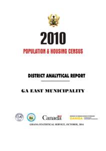 GA EAST MUNICIPALITY  Copyright © 2014 Ghana Statistical Service ii