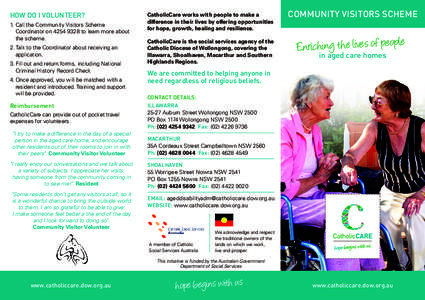 City of Shoalhaven / Civil society / Geriatrics / Wollongong / Nowra /  New South Wales / New South Wales / Nursing home / Visitor / Volunteering / Geography of New South Wales / Geography of Australia / States and territories of Australia