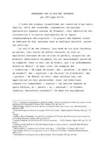 REMARQUES SUR LE NOM DES TINAMOUS par Philippe Billé. L’ordre des oiseaux tinamiformes est constitué d’une seule famille, celle des tinamidés, rassemblant les quelque quarante-six espèces connues de Tinamous1. Le