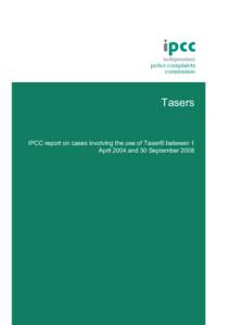 Microsoft Word - TASER Report Nov 08.doc