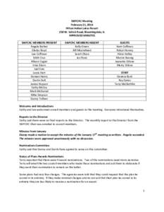 SWFCAC Meeting February 21, 2014 Hilton Indian Lakes Resort 250 W. Schick Road, Bloomingdale, IL APPROVED MINUTES SWFCAC MEMBERS PRESENT