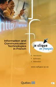 Information and Communication Technologies in French