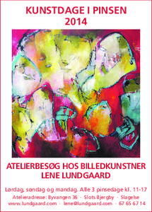 KUNSTDAGE I PINSEN 2014