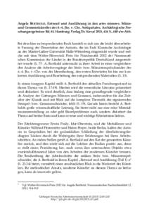 Angela BERTHOLD, Entwurf und Ausführung in den artes minores. Münzund Gemmenkünstler desJhs. v. Chr. Antiquitates, Archäologische Forschungsergebnisse Bd. 61. Hamburg: Verlag Dr. Kovač 2013, 414 S., 440 s/w-A