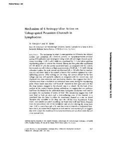 Published February 1, 1992  Mechanism of 4-Aminopyridine Action on