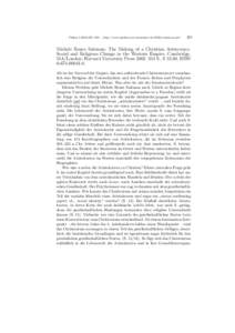 Plekos 5,2003,225–230 – http://www.plekos.uni-muenchen.de/2003/rsalzman.pdf  225 Michele Renee Salzman: The Making of a Christian Aristocracy. Social and Religious Change in the Western Empire. Cambridge,