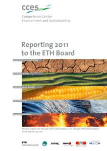 Competence Center Environment and Sustainability Reporting 2011 to the ETH Board Climate & Environmental Change