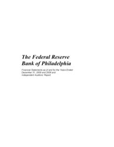 Federal Reserve Bank of Philadelphia financial statements