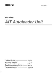 TSL-A400C AIT Autoloader Unit