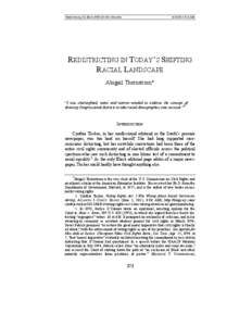 Georgia v. Ashcroft / Voting Rights Act / Gerrymandering / Shaw v. Reno / League of United Latin American Citizens v. Perry / Jim Crow laws / Apportionment / Disfranchisement / Texas redistricting / Politics / History of the United States / Constituencies