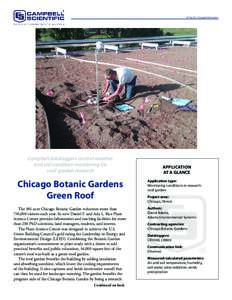 AP No. 051: Chicago Roof Gardens  Campbell dataloggers control weather and soil condition monitoring for roof-garden research