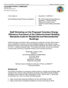 Low-energy building / Sustainable architecture / Building engineering / Sustainability / Remote administration software / WebEx / California Energy Commission / Green building / California Green Building Standards Code / Architecture / Sustainable building / Construction