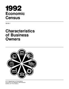 Economic Census CBO92-1 Characteristics of Business