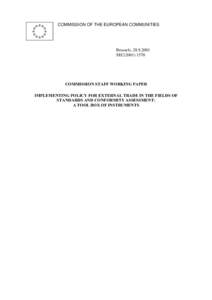 International relations / Agreement on Technical Barriers to Trade / Trade facilitation / Technical barriers to trade / Standardization / World Trade Organization / Good Laboratory Practice / Non-tariff barriers to trade / Standards Council of Canada / International trade / Business / International economics