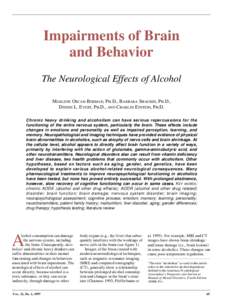 Impairments of Brain and Behavior