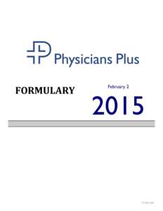 FORMULARY  February[removed]