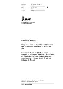 United Nations Development Group / Poverty / Arid / Climatology / Piauí