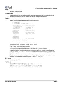 Perl versiondocumentation - libnetcfg  NAME libnetcfg - configure libnet  DESCRIPTION