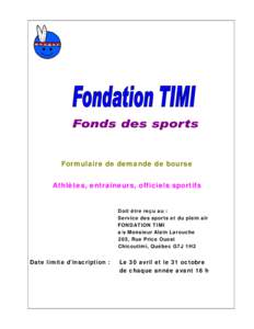 Microsoft Word - FORMULAIRE TIMI SPORT- ATHLÈTE Format électronique_protégé…