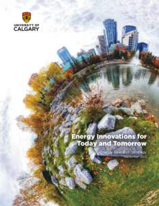 Energy Innovations for Today and Tomorrow Energy Research Strategy September 2013  |