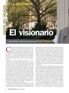 Gente del mundo de la economia - el visionario - Laura Wallace - Finanzas y Desarrollo - Septiembre de 2006