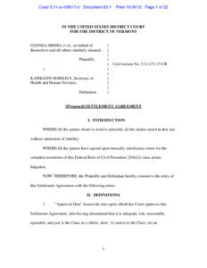 Case 5:11-cv[removed]cr Document[removed]Filed[removed]Page 1 of 32 IN THE UNITED STATES DISTRICT COURT FOR THE DISTRICT OF VERMONT