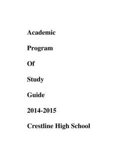 Academic Program Of Study Guide[removed]