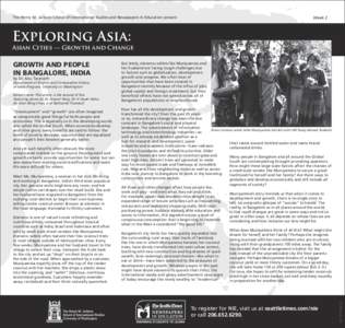 Week 2  The Henry M. Jackson School of International Studies and Newspapers In Education present Exploring Asia: