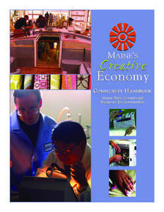 MAINE’S  Creative Economy COMMUNITY HANDBOOK