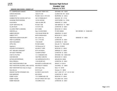 3:45 PM[removed]Genesee High School  Vendor List