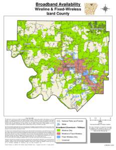 Broadband Availability  ® Wireline & Fixed-Wireless Izard County