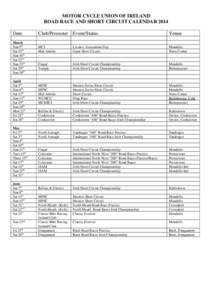 Microsoft Word[removed]ICC Road Race and Short Circuit Dates 2014