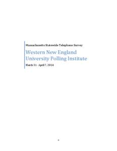 Western New England University Polling Institute