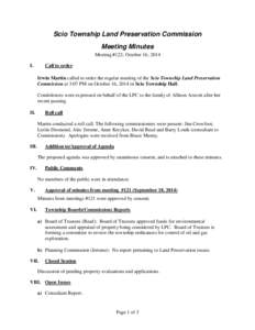 Agenda / LPC / Meetings / Parliamentary procedure / Minutes