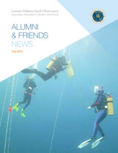 Alumni & Friends News Fall 2013  LETTER FROM the DIRECTOR