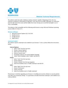Microsoft Word - Website Technical Requirements.docx