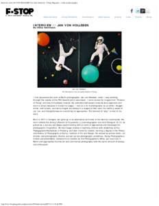 Interview with JAN VON HOLLEBEN by Aline Smithson - F-Stop Magazine - A fine art photography