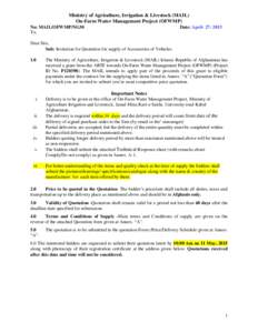 Contract law / Legal documents / Manufacturing / Procurement / Purchasing / Futures contract / Contractual term / Business / Technology / Supply chain management