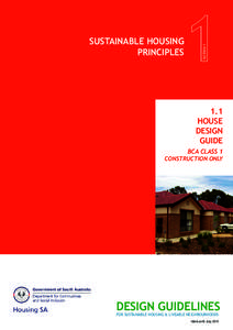 1 SECTION 1 SUSTAINABLE HOUSING PRINCIPLES